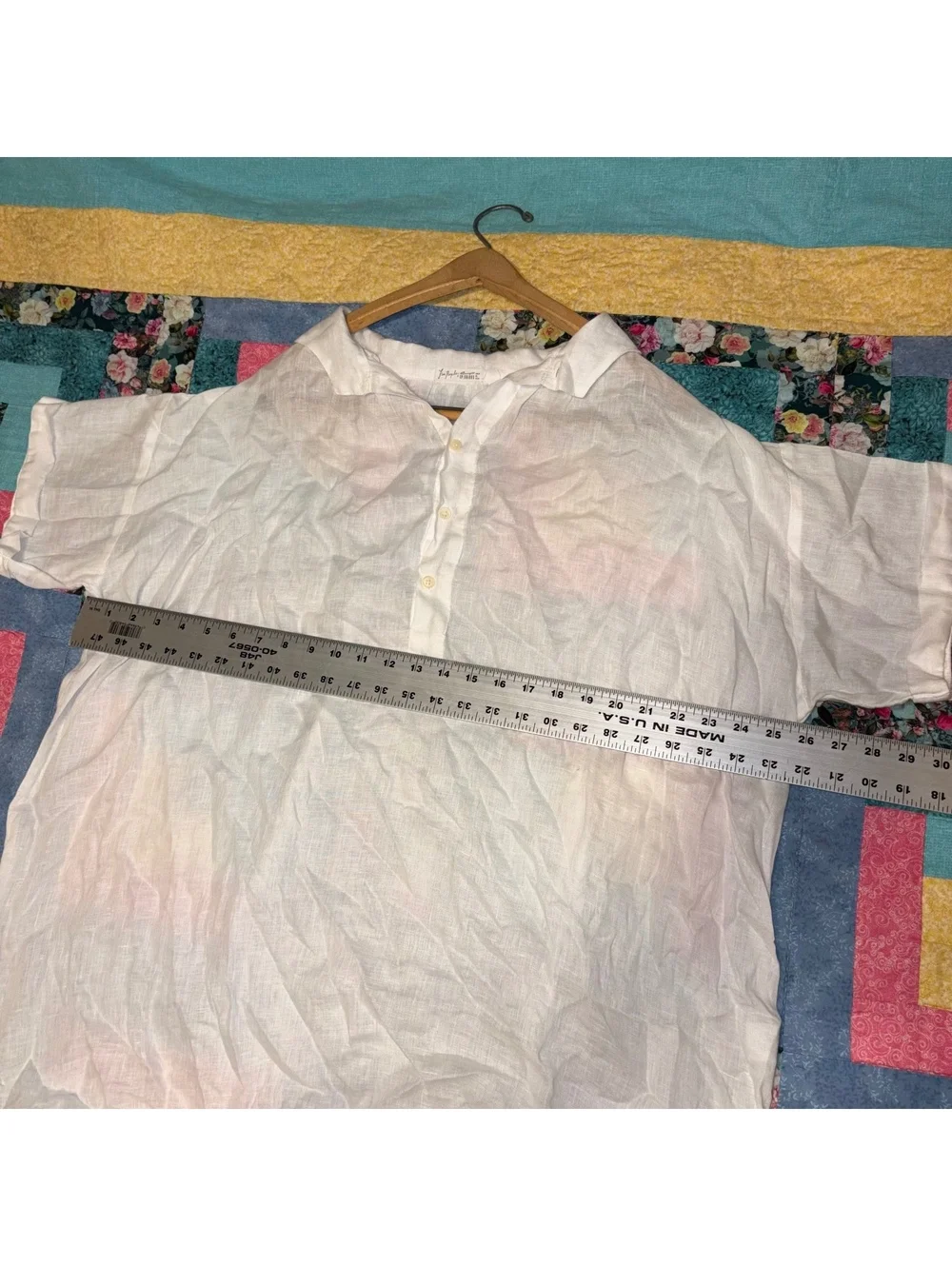 Free People x CP Shades $240 100% Linen Tunic Woman’s Medium Oversized Pullover